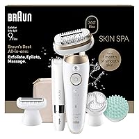 Braun Silk Epil 9 Flex SkinSpa Epilatore Elettrico Donna Testina Flessibile 360° Per