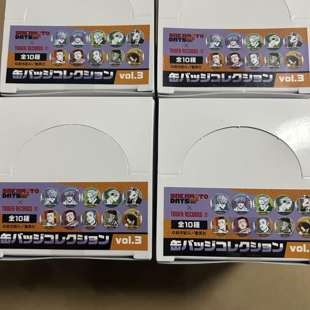 サカモトデイズタワーレコード原画展缶バッジvol.3 4box