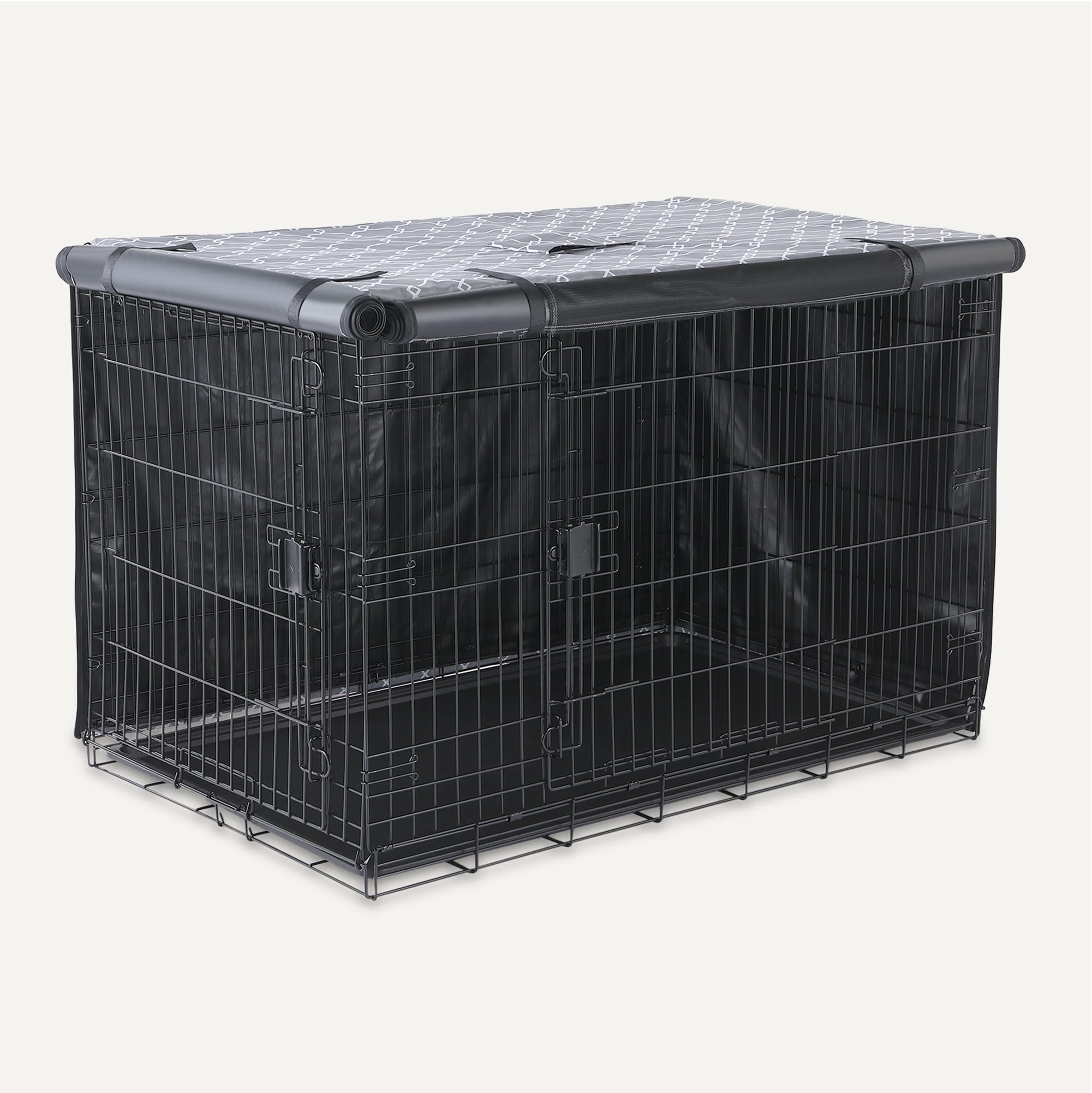 Amazon Basics, Coperture per gabbie per cani, 121.9 cm, Motivo