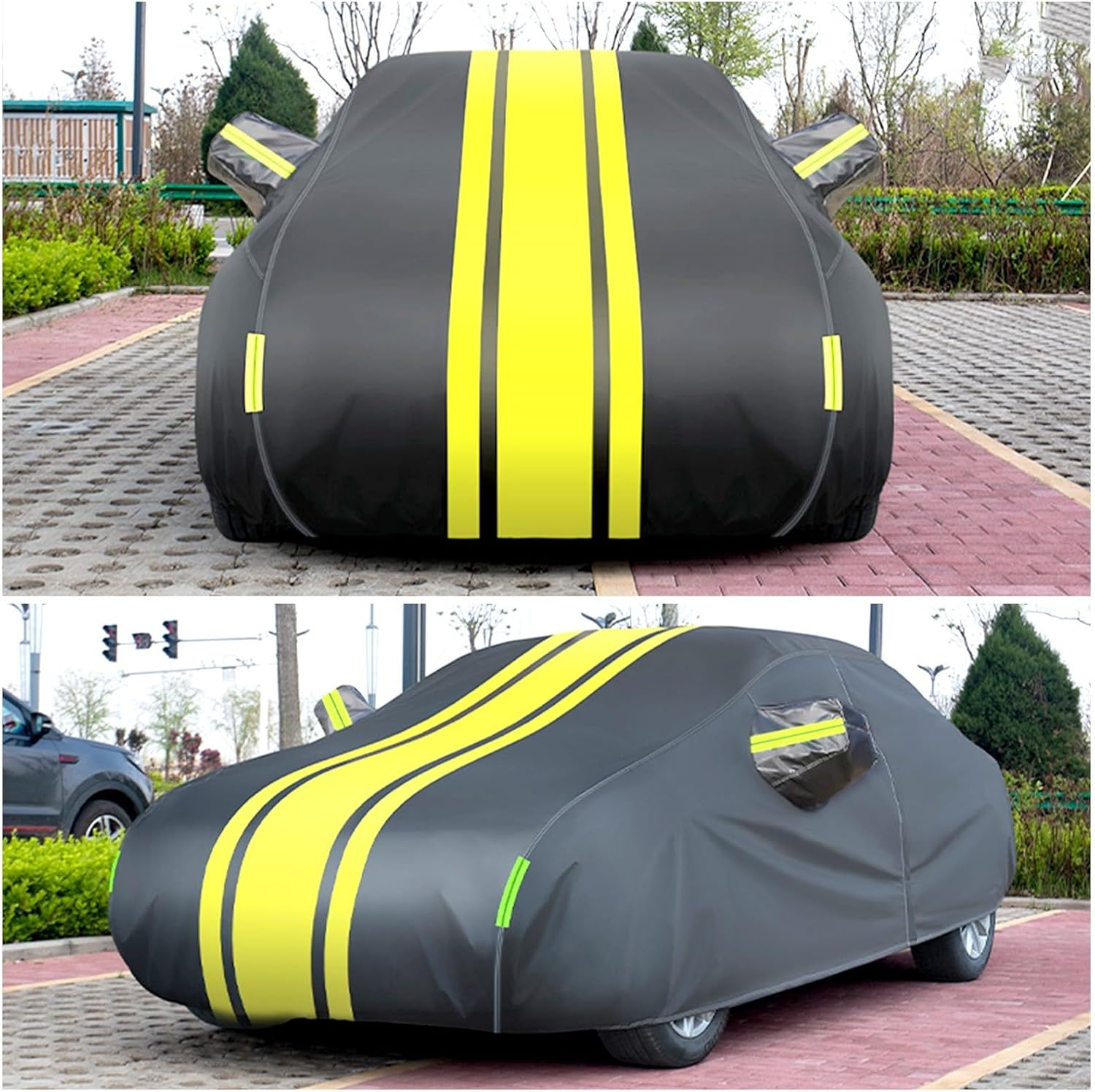 Outdoor Car Cover for McLaren M6 MP4-12C Senna Speedtail Outdoor Car Cover Sun Protection and Rain Protection to Prevent Paint Scratches Reflective Strips(Color:DD,Size:Speedtail)