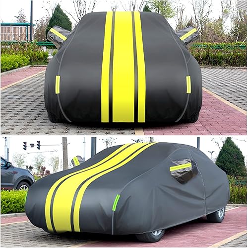 Miniatura 6 de Waterproof Car Cover Compatibility for Maxus Mifa 9 Thickened Oxford Cloth Anti-Scratch Anti-Bird Droppings Fallen Leaves Dust Breathable Car