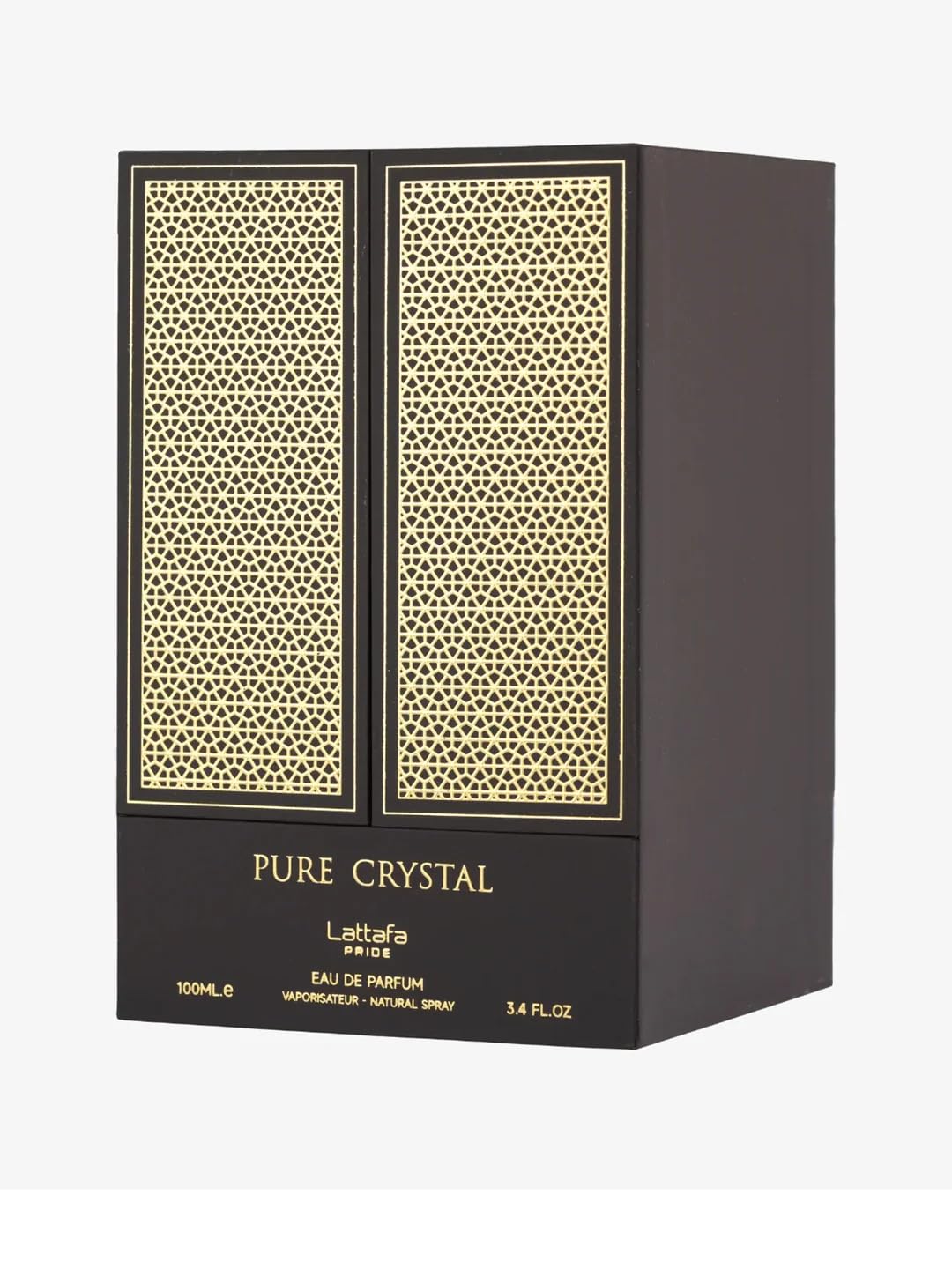 Lattafa Pride Pure Crystal Eau de parfum unisexe 100 ml – Parfum de luxe | Fruité, épicé et boisé