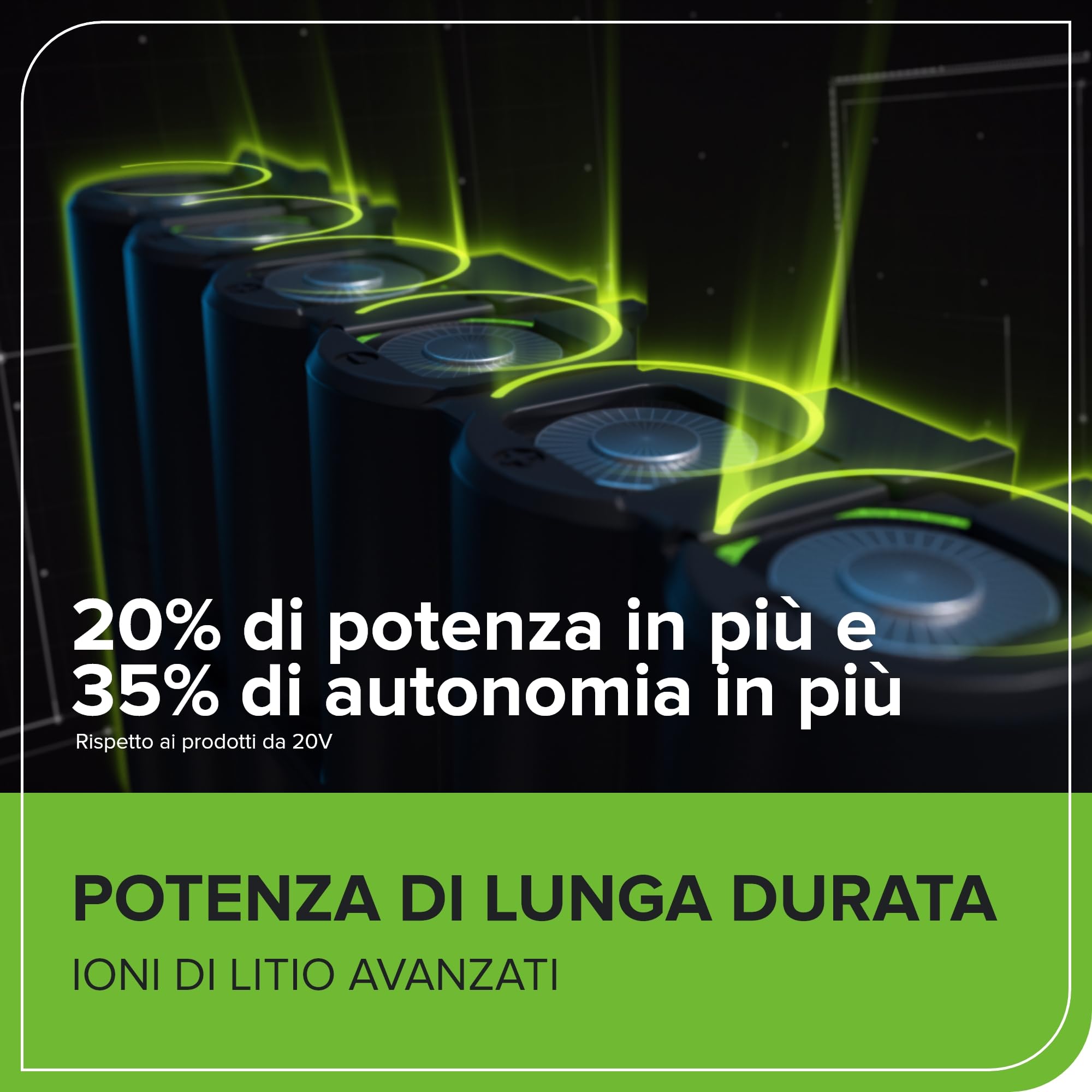 Greenworks Tools 48V(24V x 2）Soffiatore Assiale a Batteria, Ioni di Litio Velocità d'Aria 217 Km/h Potente Tubo Soffiatore Assiale Controllo di Velocità Elettronico Con Batteria e Caricatore GD24X2AB