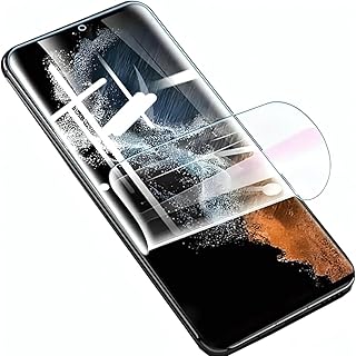 High Sensitivity Gelatin Screen Protector HD Clear Compatible with Galaxy S22 Ultra - Transparent Soft TPU Protective Film, Fingerprint Unlock (NOT Tempered Glass)
