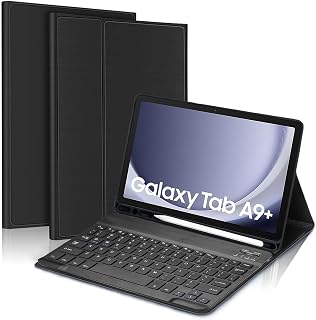 ProElite Keyboard case Cover for Samsung Galaxy Tab A9 Plus 11 inch with S Pen Holder Magnetic Detachable Wireless Bluetoo Price In India