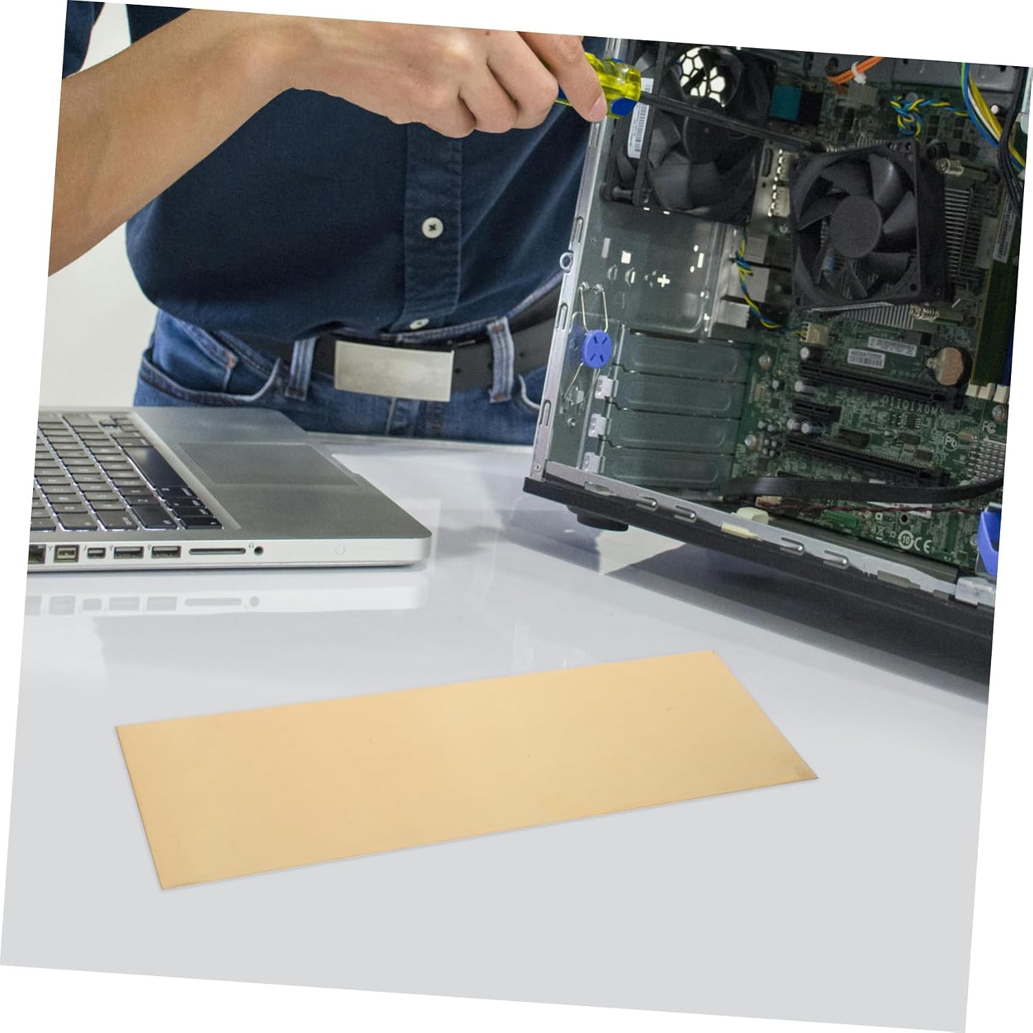 VALICLUD Brass Sheet Thickness Heavy Duty Flat Etching Material for Electrical Projects DIY Crafts Home Decor and Mechanical Production