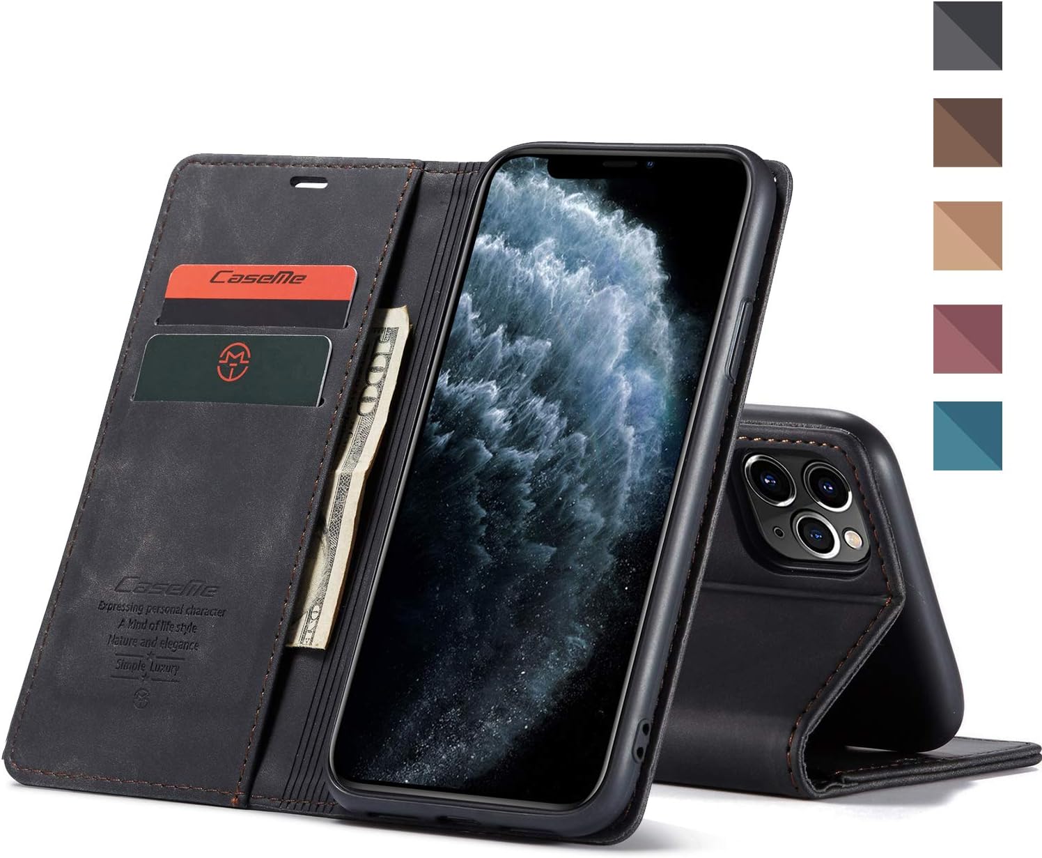 custodia a libro per iphone 11 pro max