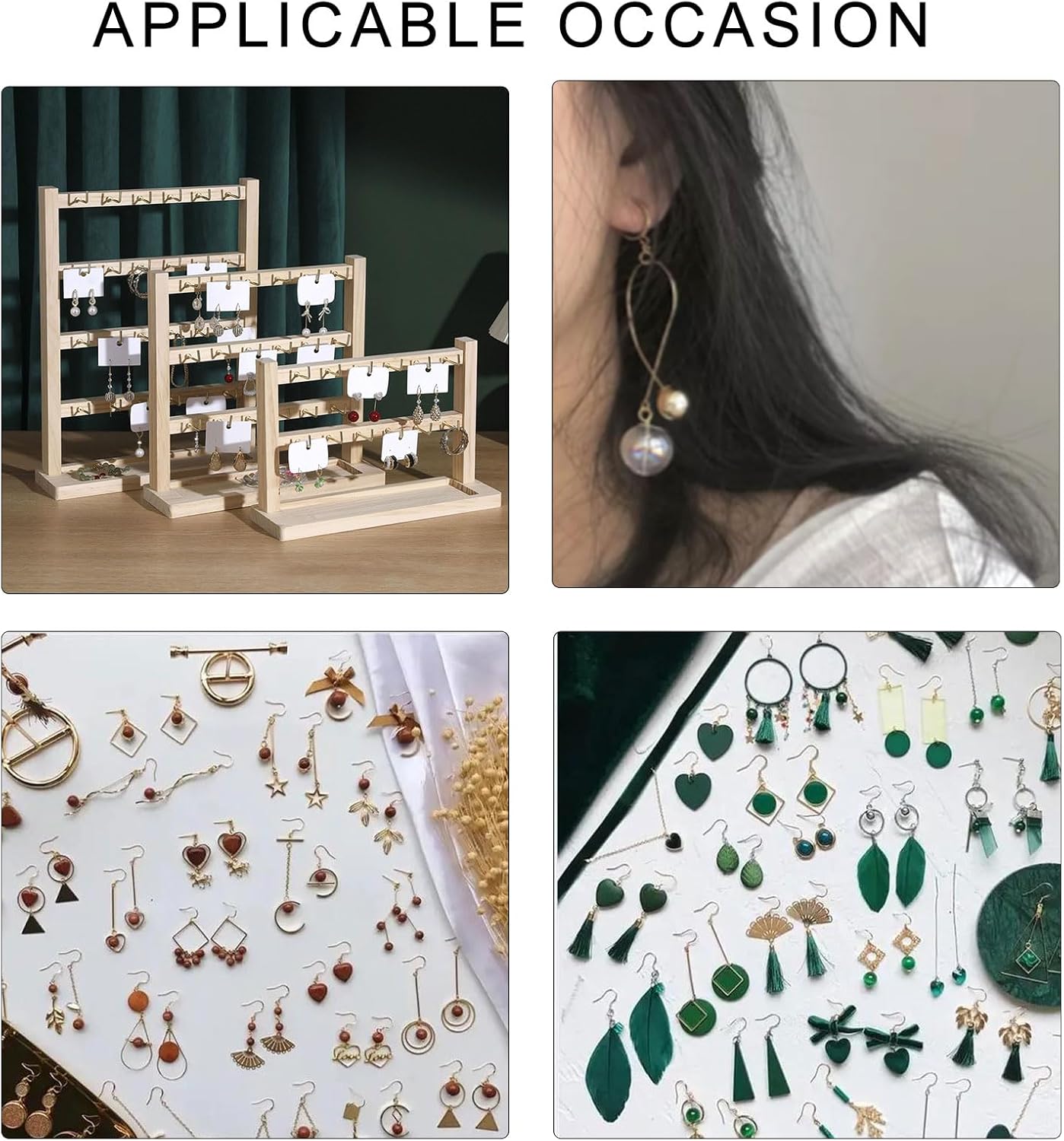 省スペースキーチェーンディスプレイスタンド 実用的なキーリング展示ラック チェーンを整理して取り出しやすくします