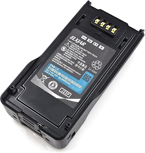 Miniatura 5 de Paquete de 2 baterías de iones de litio KNB-L3 de 7.4 V 3400 mAh para Kenwood TK-5230 TK-5330 TK-5430 NX-5000 NX-5200 NX-5300 NX-5400 VP5230 VP5330