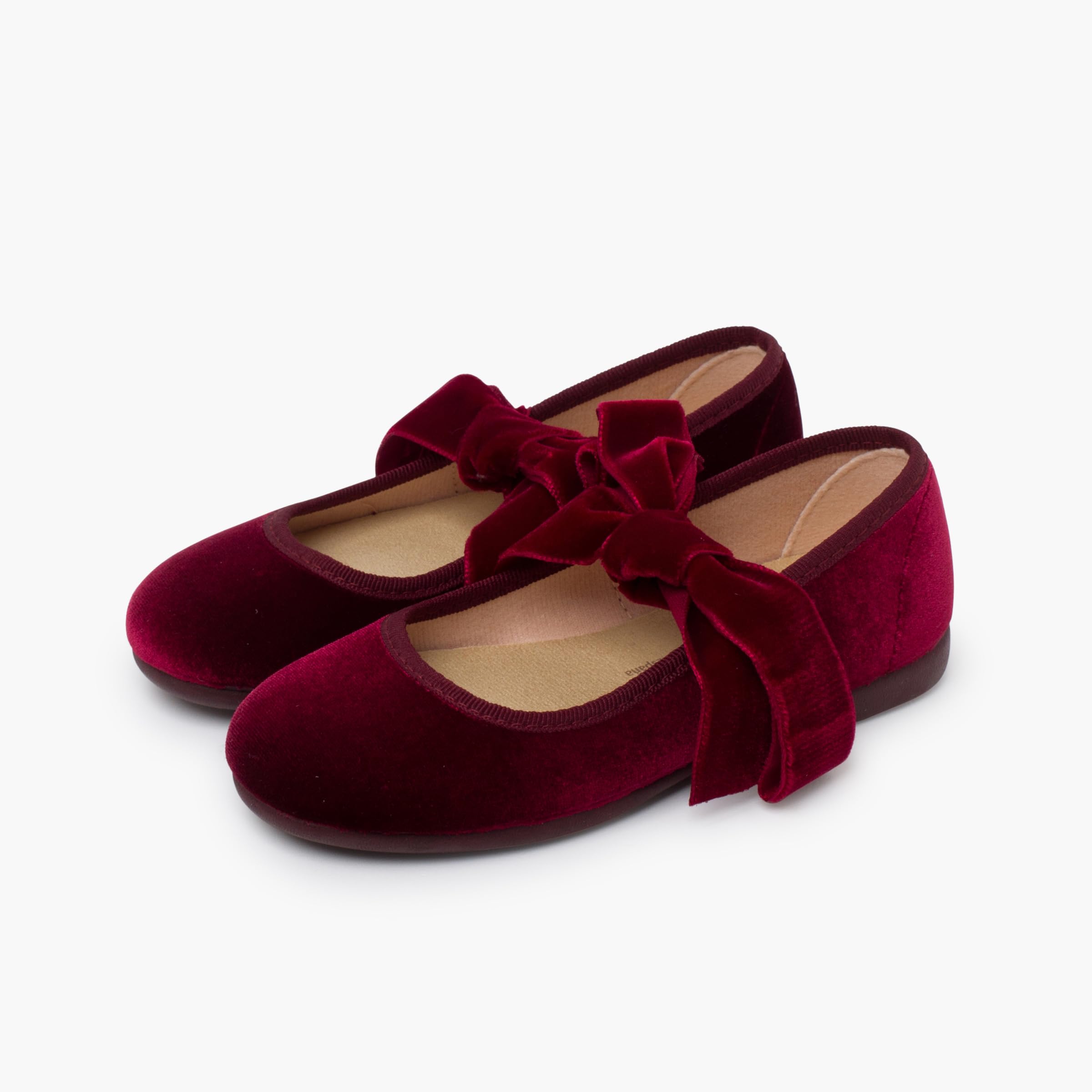 Pisamonas Ballerine con Cinturino Fiocco Velluto