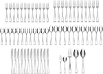 Oneida Moda 65 Piece Fine Flatware Set, Service for 12