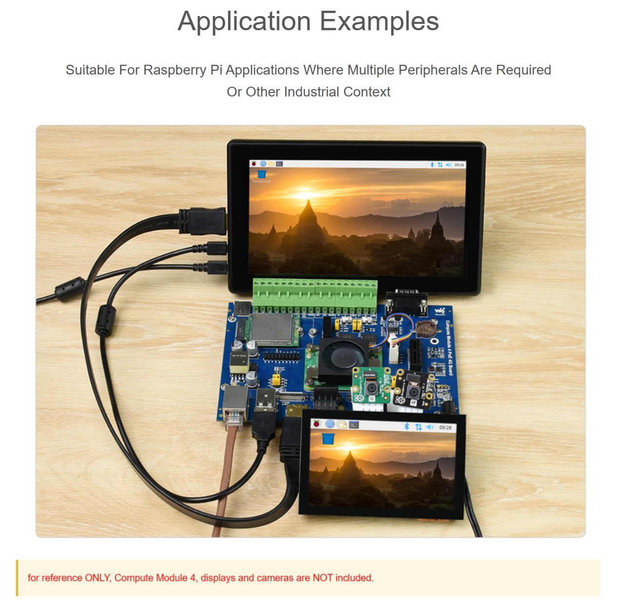 TUOPUONE Modulo di elaborazione 4 scheda base industriale IoT compatibile con Raspberry Pi CM4 PoE Ethernet controllo industriale