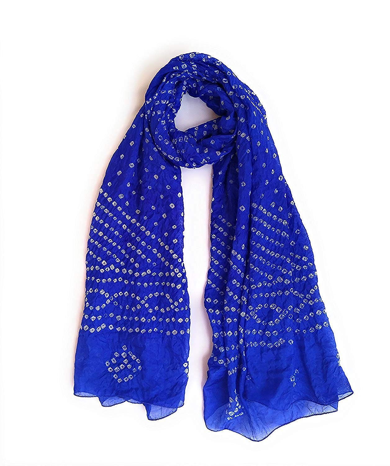 Women's Art Silk Bandhani Dupattas Neck Scarf Fashionable Stole-picture-12