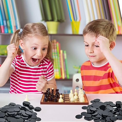 Miniatura 6 de Coopay Discos de contador de aprendizaje de plástico de 1-15 pulgadas, discos de conteo de fichas de bingo para práctica de matemáticas y fichas de