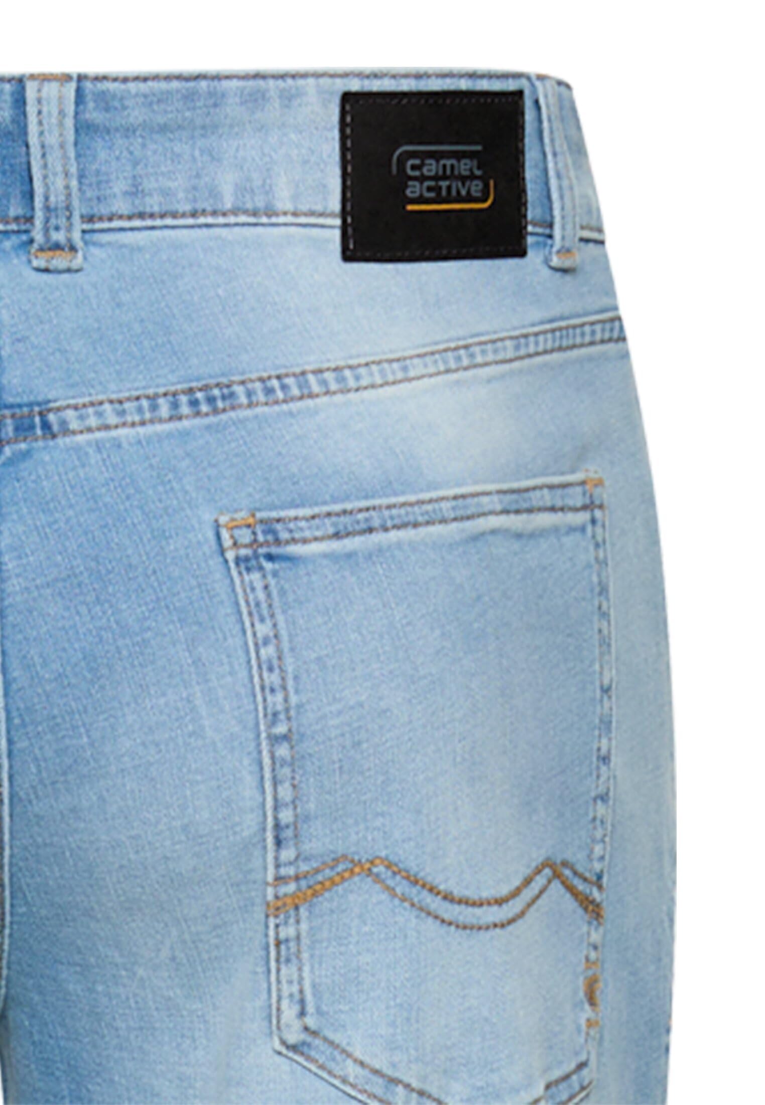 camel active Herren Jeans mit kühlendem Effekt | fleXXXactive® Jeans mit 5 Taschen im Regular Fit - pflegeleicht für Alltag und Freizeit