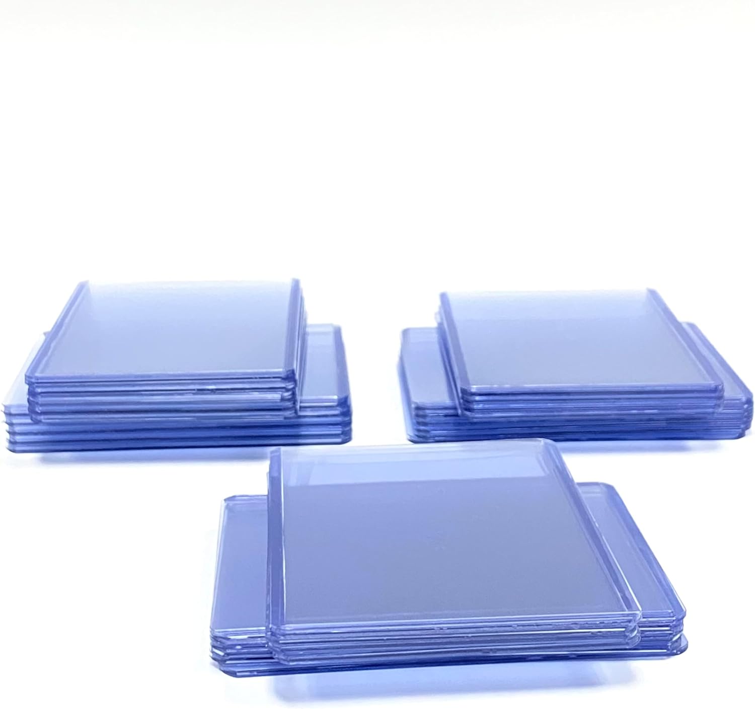 100pcs Lenayuyu 3" x 4" Clear Super Thick Top Loaders Toploaders 75PT Per Pack Hard Card Holders Standard Size 100ct Thick Action Packed Baseball, Football, Basketball, Hockey, Gaming