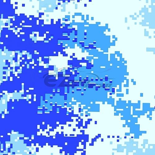 Vista 5 de EZAUTOWRAP - Kit de herramientas gratuito de camuflaje digital azul, diseño de camuflaje de vid para automóvil, motocicleta, liberación de aire, sin