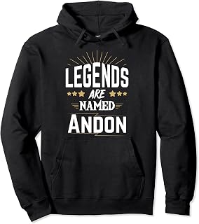 Legends Are Named Andon Pullover Hoodie
