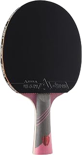JOOLA Omega Speed - Table Tennis Racket for Advanced Training with Flared Handle - Tournament Level Ping Pong Paddle with Torrent 33 Table Tennis Rubber- Designed for Speed