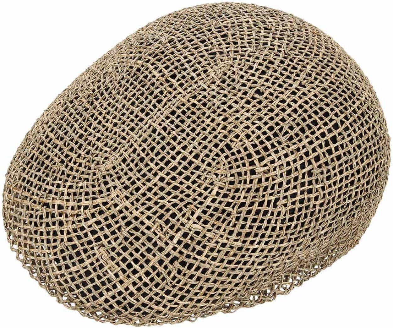 Lipodo Straw Flat Cap Peaked Cap Made in Italy Women Men Spring Summer
