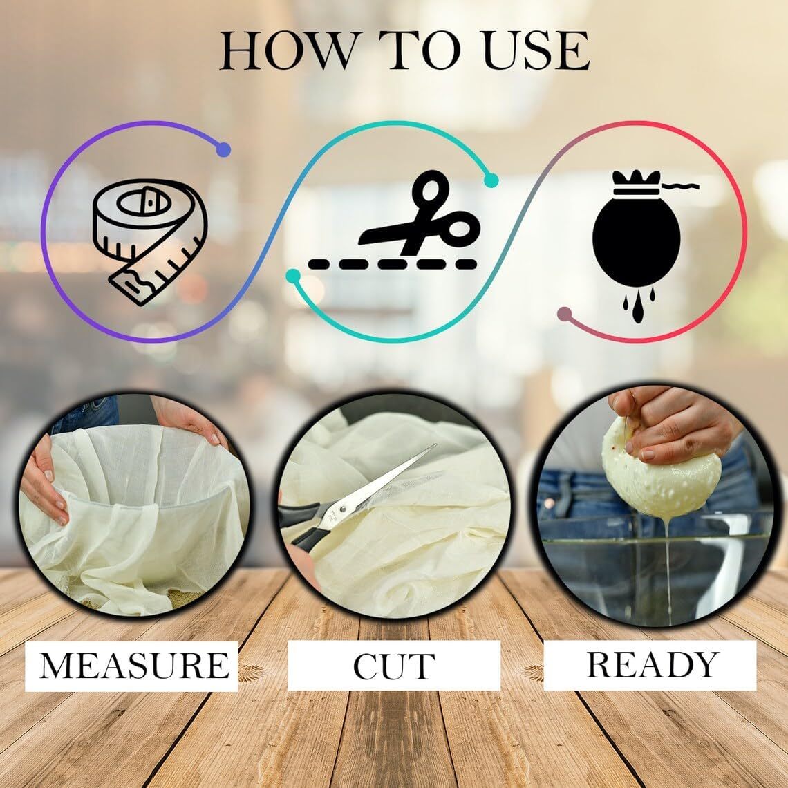 50 yards fine cheesecloth 100% cotton Grade 90 unbleached for straining, cooking, decoration ~ Reusable Bulk cheese cloth table runner ~ 3.2 x 150 ft