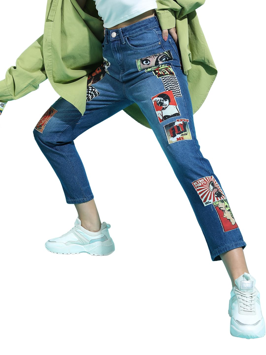 tokyo talkies Women's Mom Fit Regular Mid-Rise Jeans Pant-picture-41