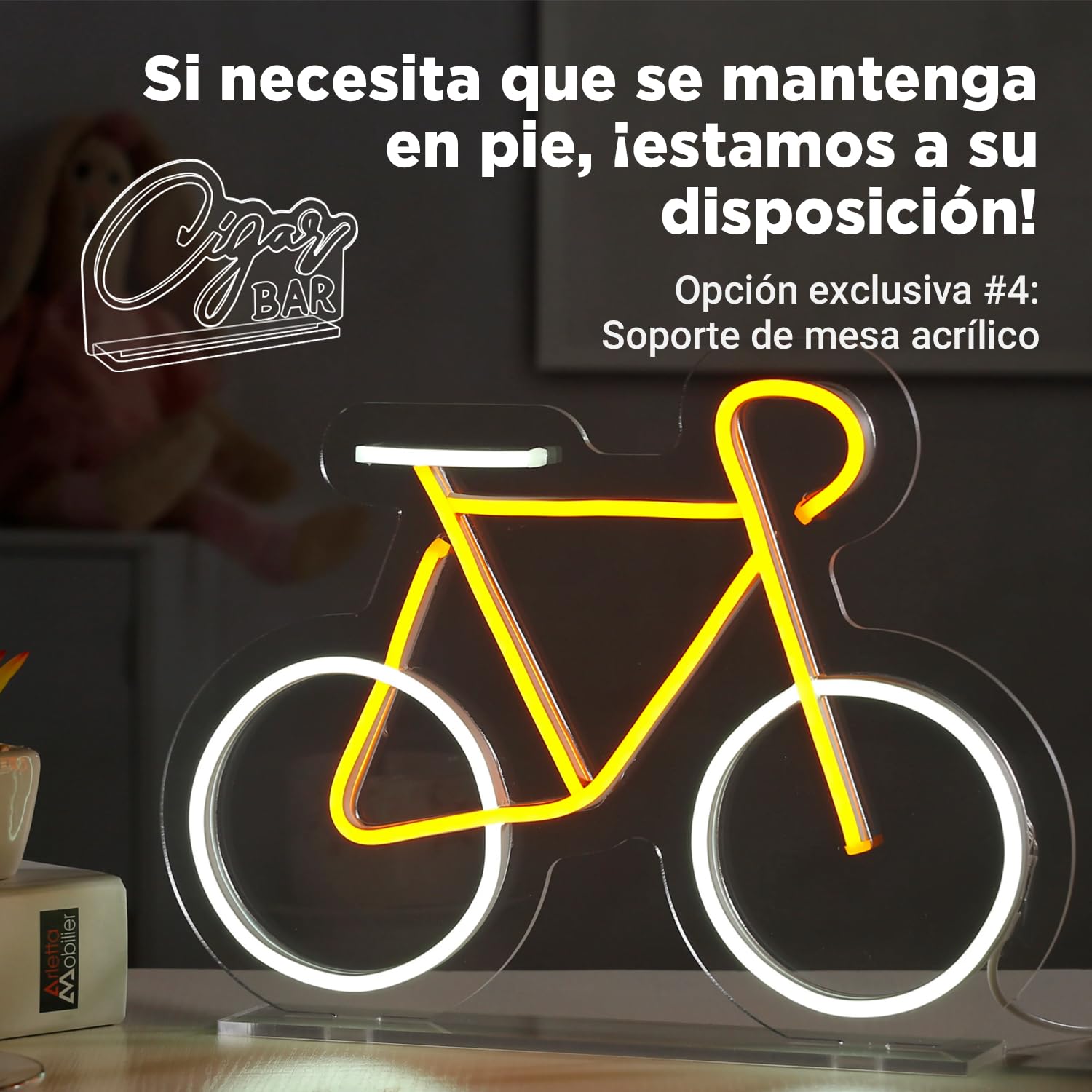Neonapm Neon Personalizado, Letras de Neón Personalizadas, Artesanal Neones de LED para Bodas, Comercios, Negocios, Bares, Restaurantes y Fiestas, Interiores y Exteriores (26cm-150cm)