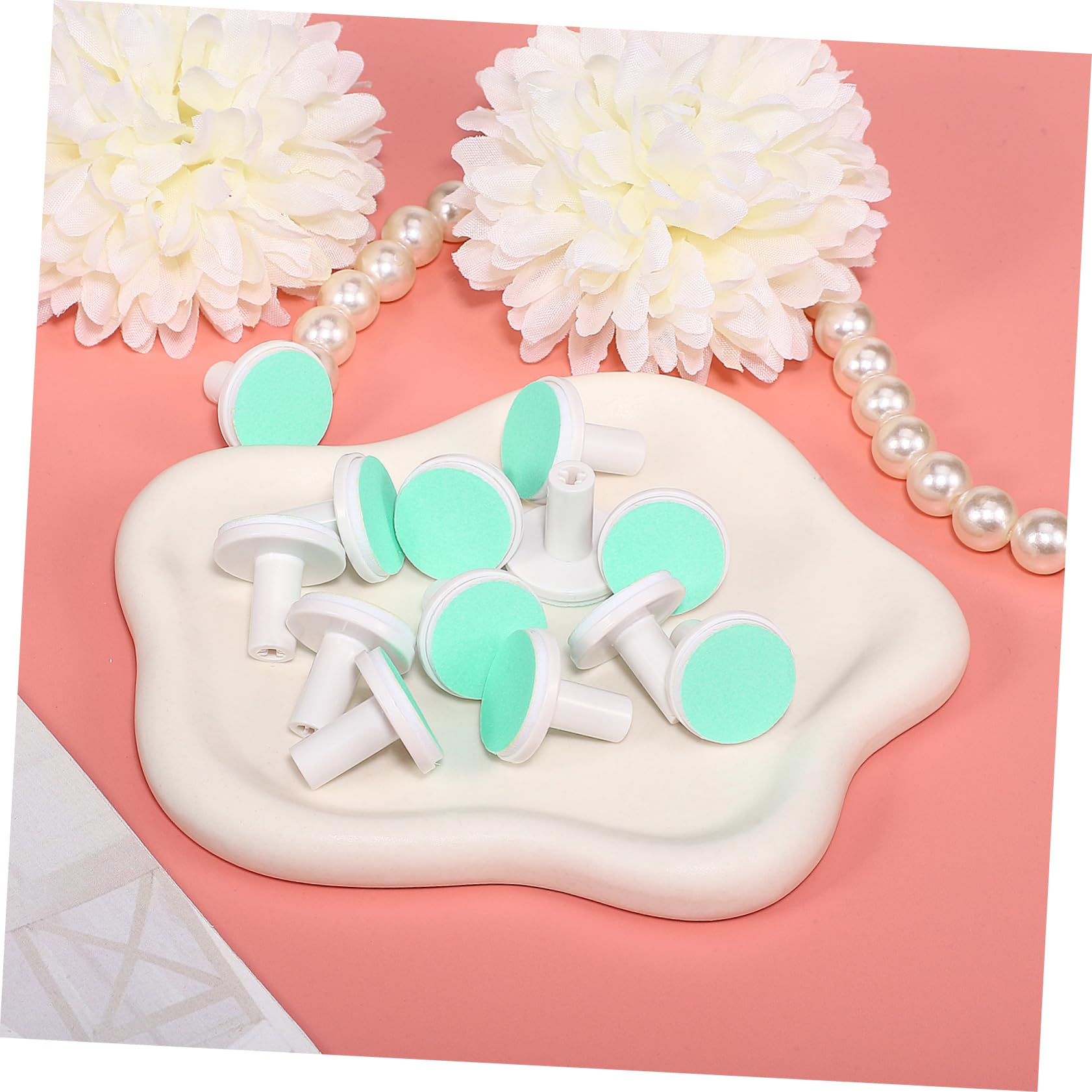 HONMEET Baby Nail Grinder Grinding Head 24pcs Electric Nail File Pads Replacement Pads