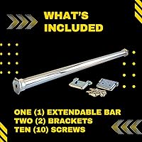 Vista 3 de DreamGYM Barra de dominadas para puerta - Barra de barbilla - Barra de apoyo oscilante