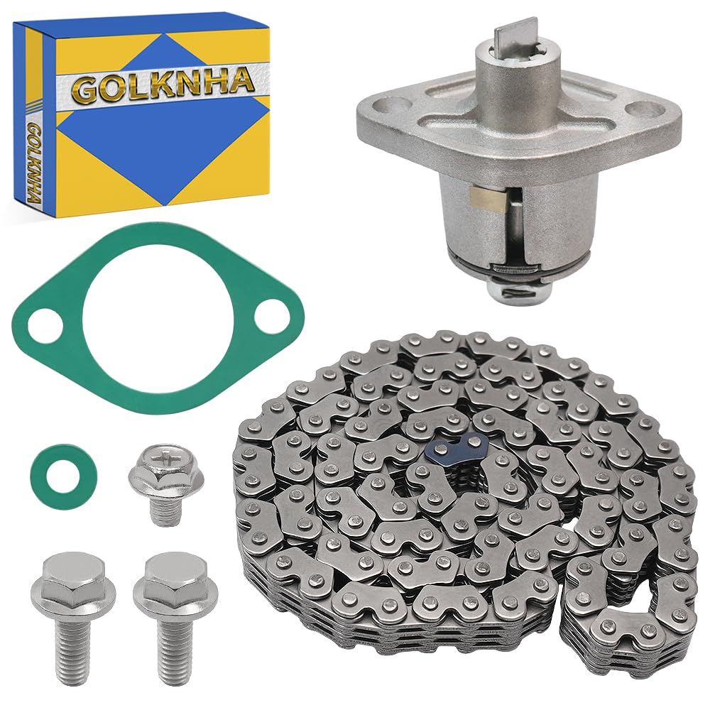 Cam Timing Chain & Tensioner Kit Compatible with Honda CRF250 CRF250R 2004-2009 CRF250X 2004-2017 OEM#14520-KRN-670 1440-KPN-671