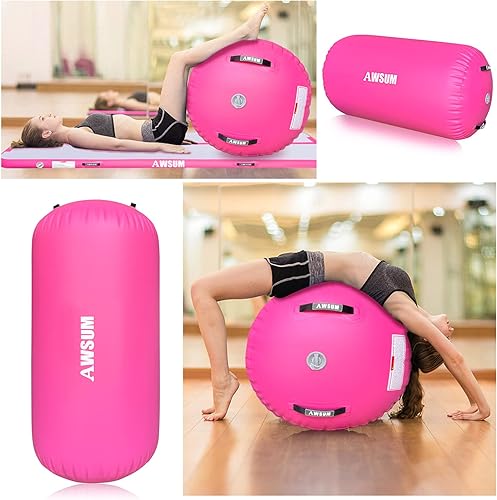 Miniatura 6 de AWSUM - Colchoneta inflable para gimnasia y acrobacias, 8 ó 4 pulgadas de grosor, incluye bomba eléctrica, para hogar, gimnasio o exterior, 10, 13,