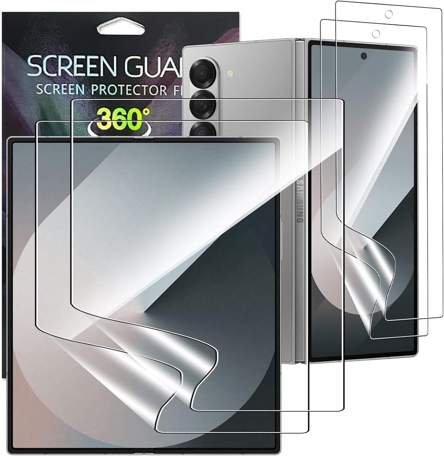 Amazon | 【2セット総計4枚】For Galaxy Z Fold 7 フィルム