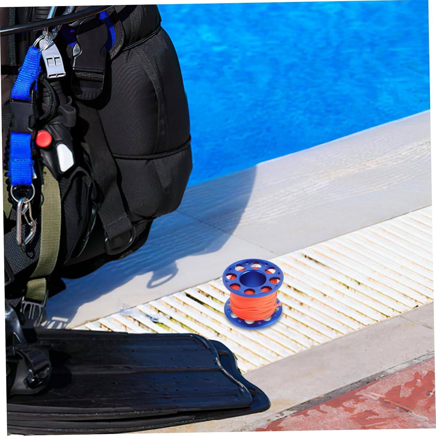 Hemoton 1set Diving Spool Line Scuba Diving Tool Rope for Underwater Activities Snorkeling and Surfing Lightweight and Accessory