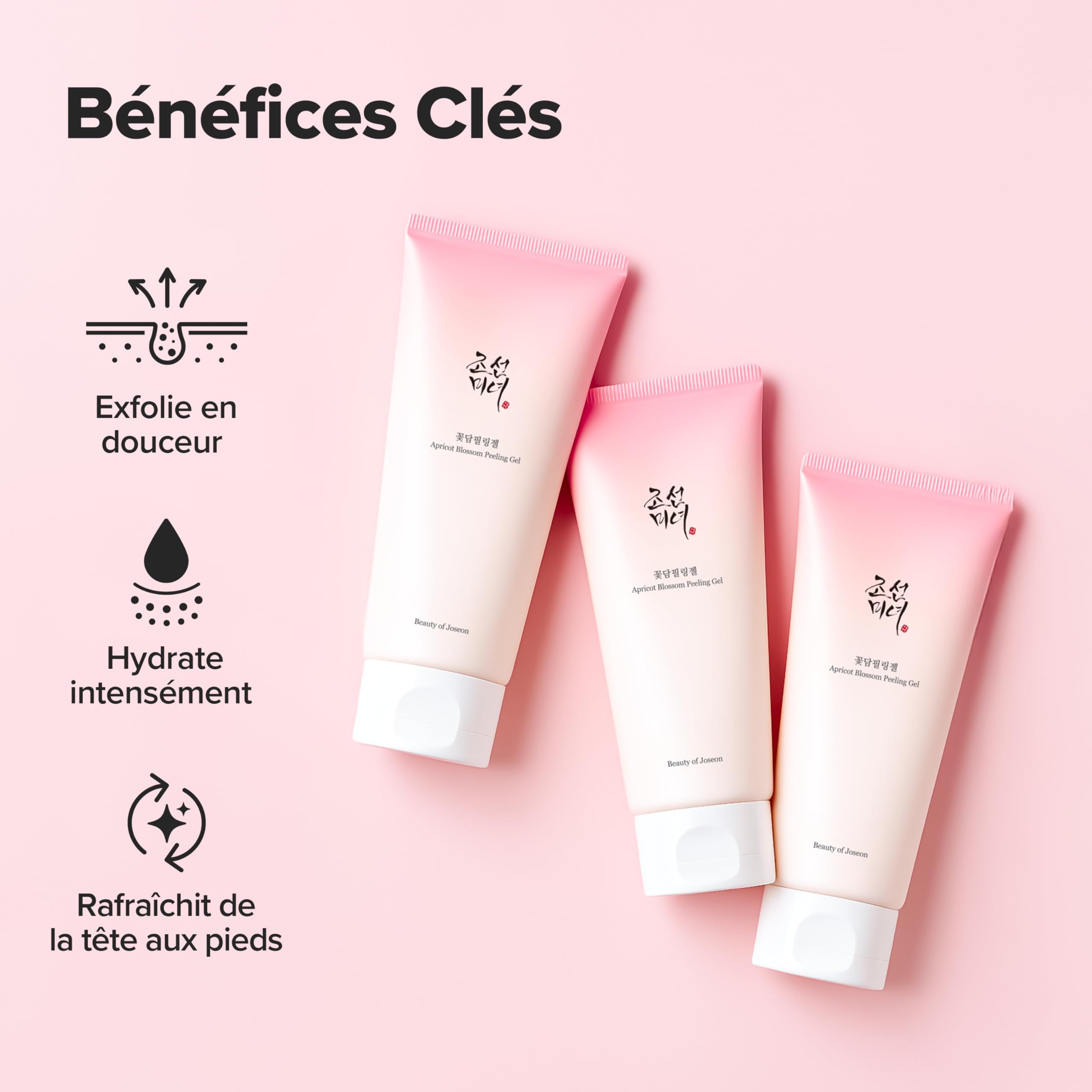 Beauty of Joseon Gel exfoliant à la fleur d'abricot (100 ml, 3,38 fl.oz)