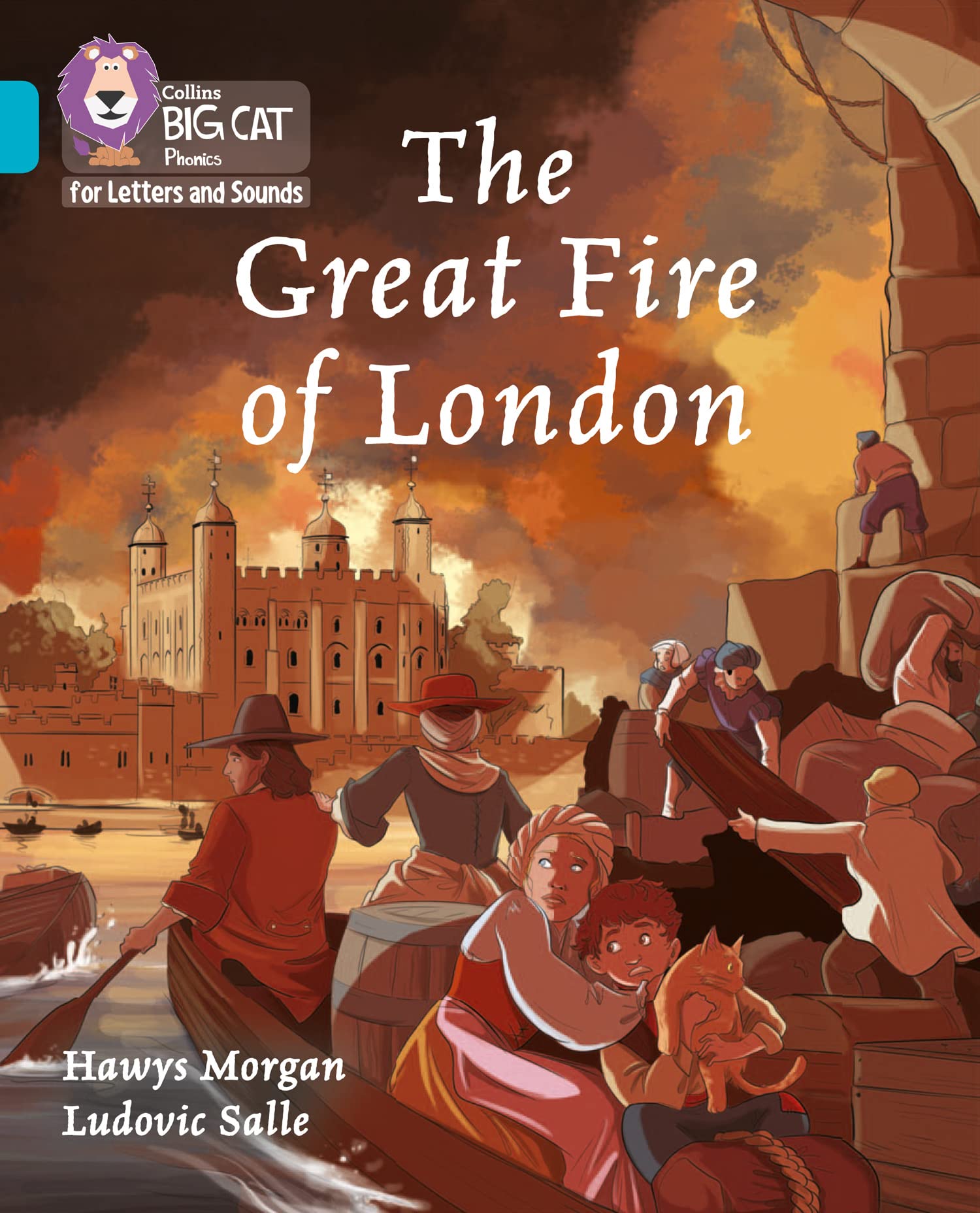 The Great Fire of London Band 07/Turquoise by Hawys Morgan (Paperback Book)