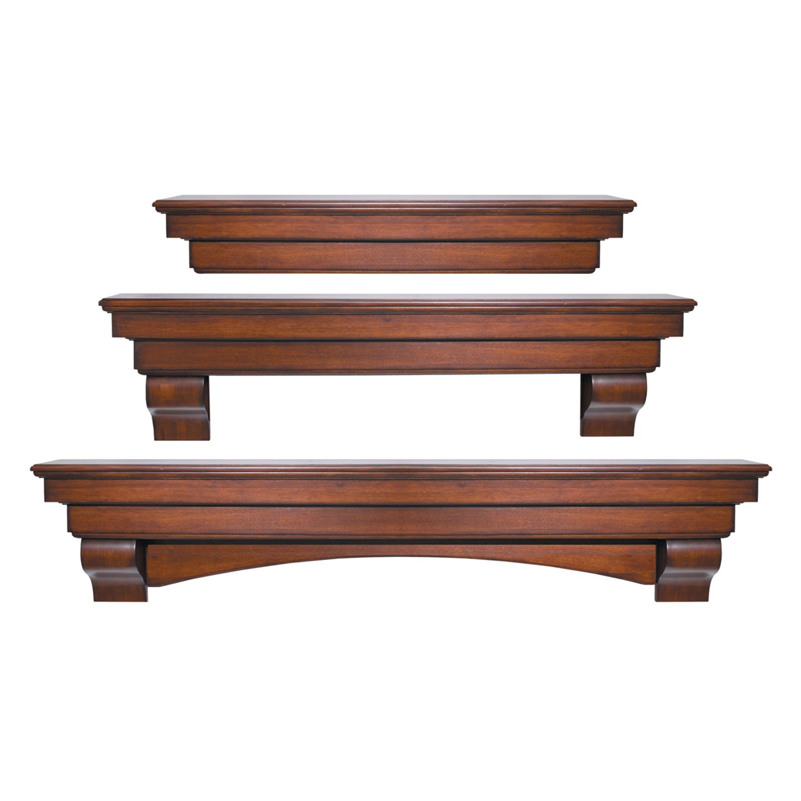 Amazon.com: Pearl Mantels 495-48 Auburn Natural Unfinished 48 Mantel Shelf  : Home u0026 Kitchen