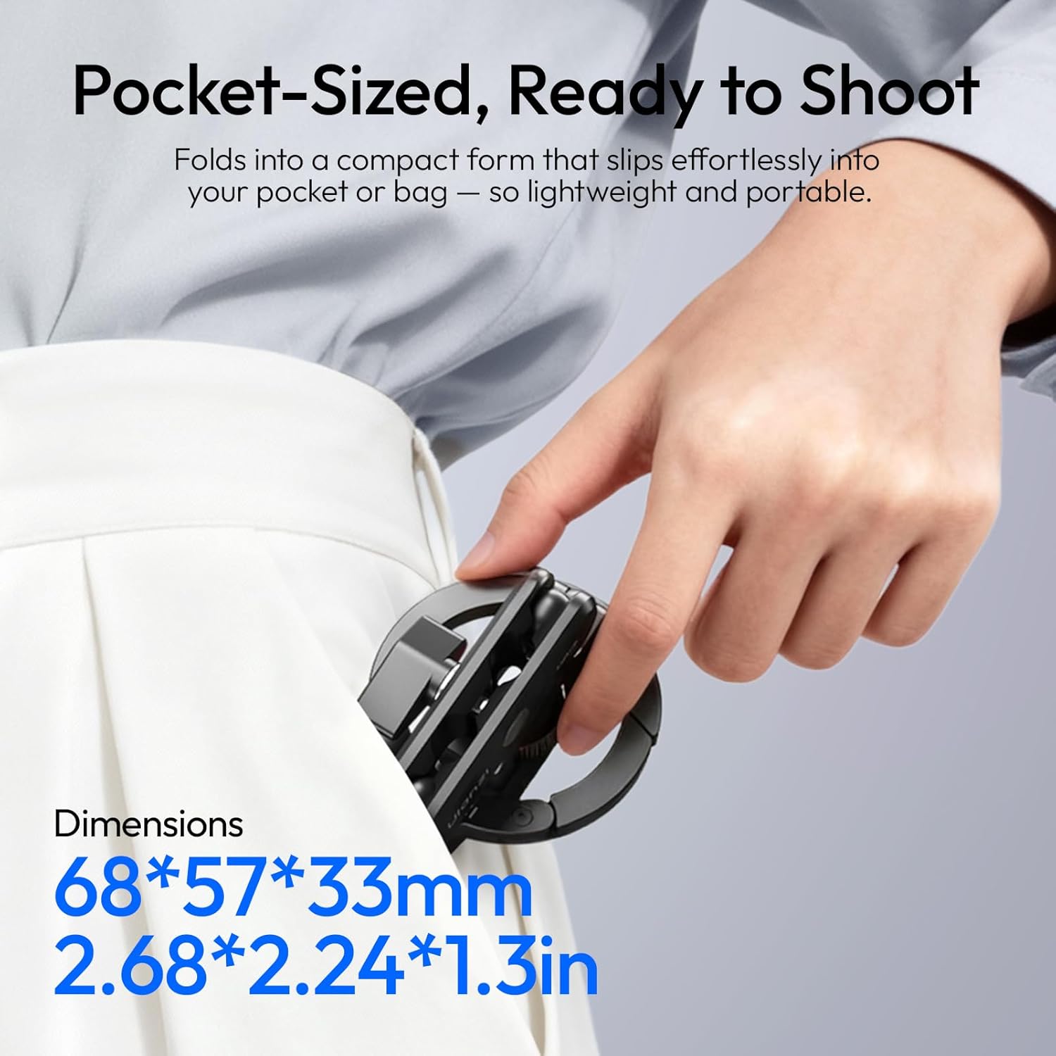 ULANZI Aluminum Magnetic Phone Tripod Mount, MA56 Camera Phone Mount w 1/4'' Screw & Thread Uka Arca Base, Adjustable Phone Holder for Monitoring Tripods Stabilizer for iPhone 17/16/15/14/13 Series