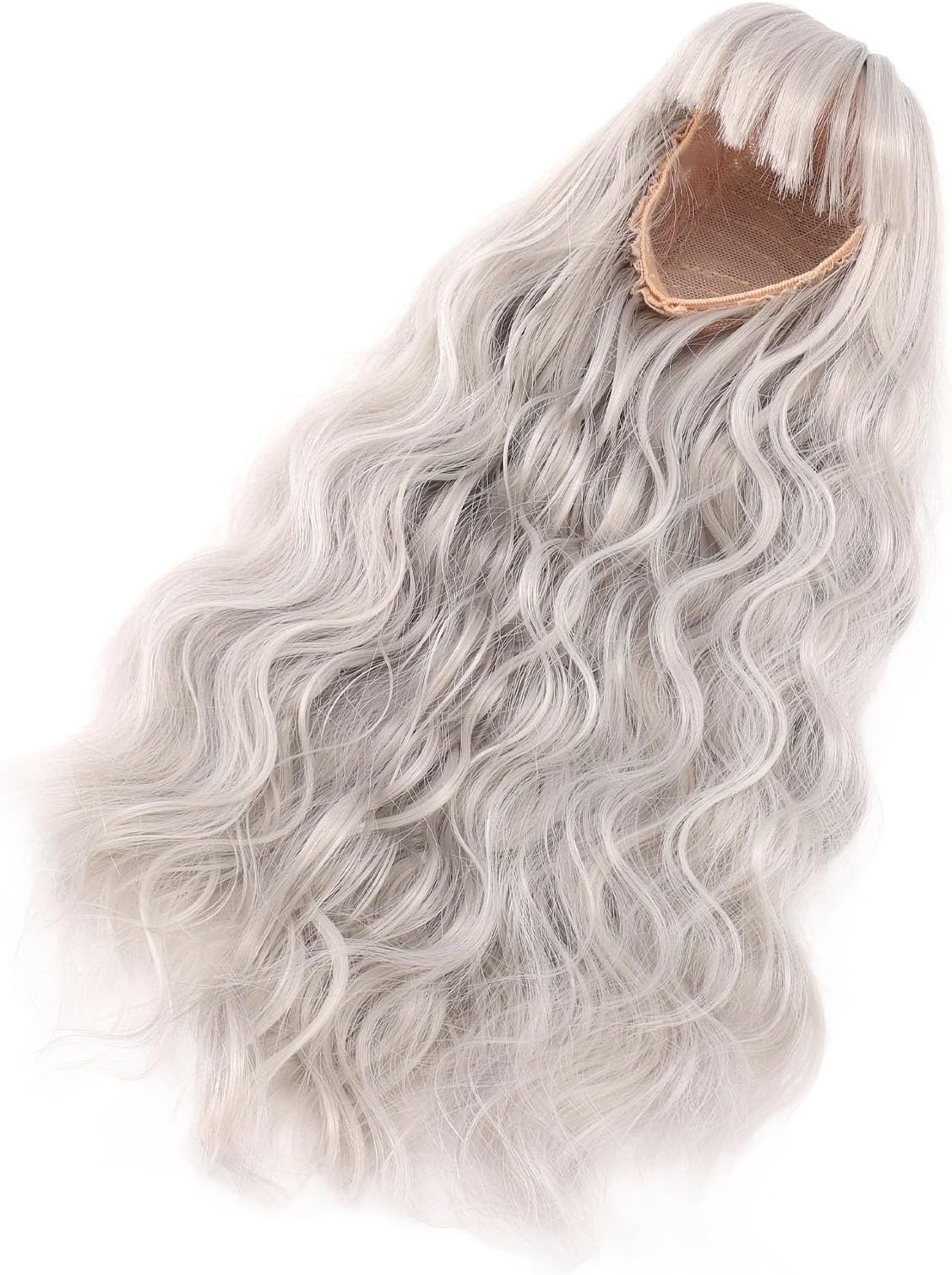 Hztyyier Long Curly Doll Wig Smooth Silky Fuller Hair Volume Perfect Fit for Doll DIY Replacement Wig (Silver Gray), Hztyyiervph4d2ny9z-11