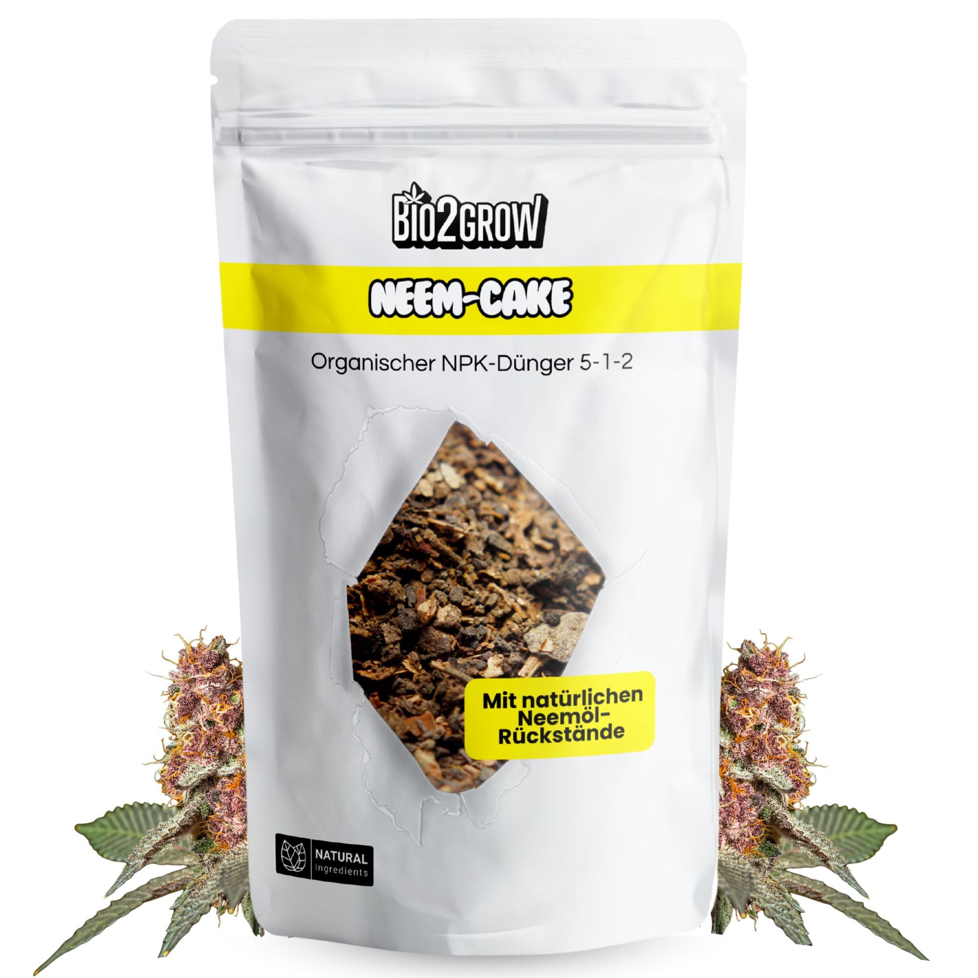 Neem Cake 5 KG – natürlicher Bodenhilfsstoff, organischer Dünger für Bodenverbesserung
