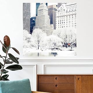 Chicago Cityscape Wall Decals Illinois USA Wall Stickers Popular Country City Souvenir Travel Wall Art Removable Poster Vinyl Wall Decal for Home Bedroom Kitchen Office School 16 inch