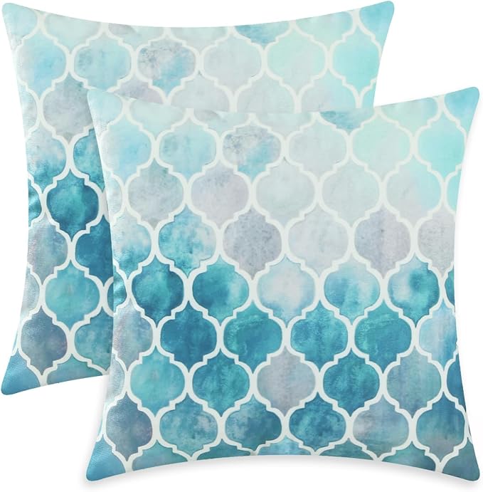 CaliTime Cushion Covers Pack of 2 55 cm x 55 cm
