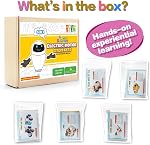 5 in 1 STEM Kits for Kids Ages 8-12, STEM Science Toys for Boys Girls Age 6-14, DIY Wooden Model Car Building Kit with 5 Motors, Engineering Robotics Kits, Educational Birthday
