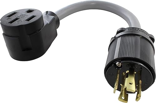 Miniatura 8 de AC WORKS Adaptador de Carga para Vehículo Eléctrico para Uso en Tesla (Unidad de 30A 250V CA de 6-30 para Tesla)