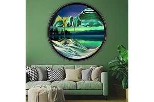 KOKBNR Moving Sand Art Decor: Enchanting Sandscapes for Your Abode