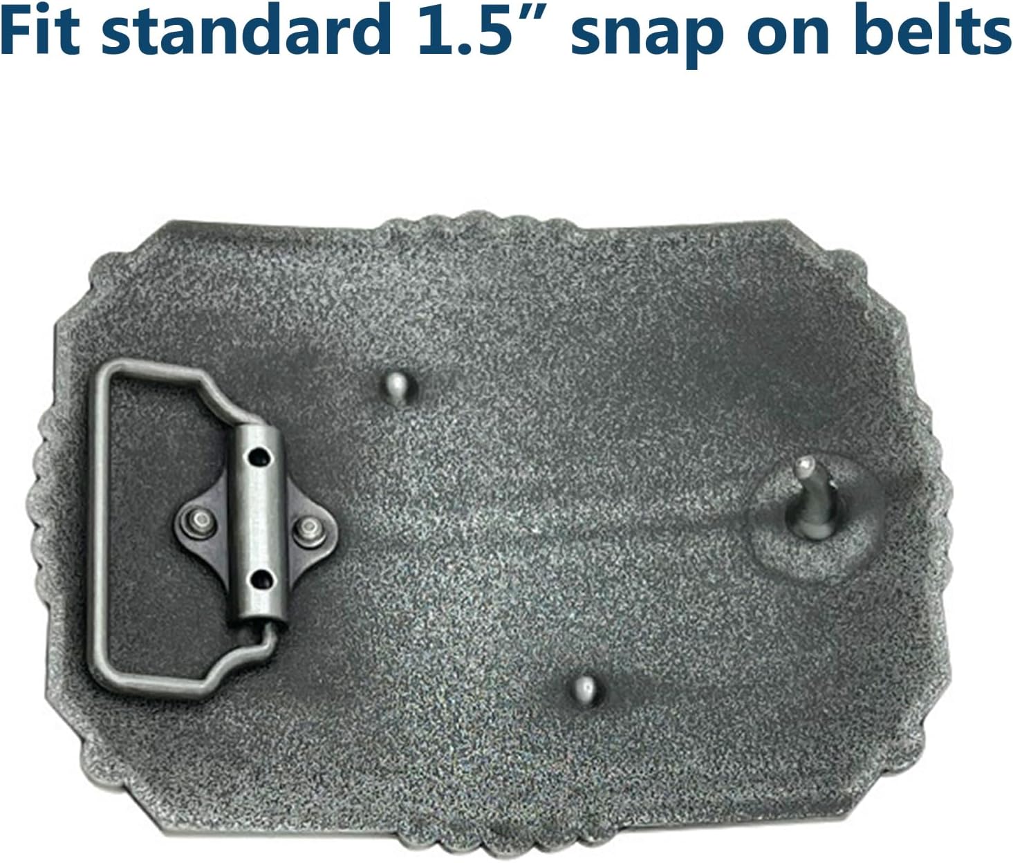 Religion Cross Prayer and Horse Belt Buckle Western Cowboy Longhorn Belt Buckles for Men Women - Image 3