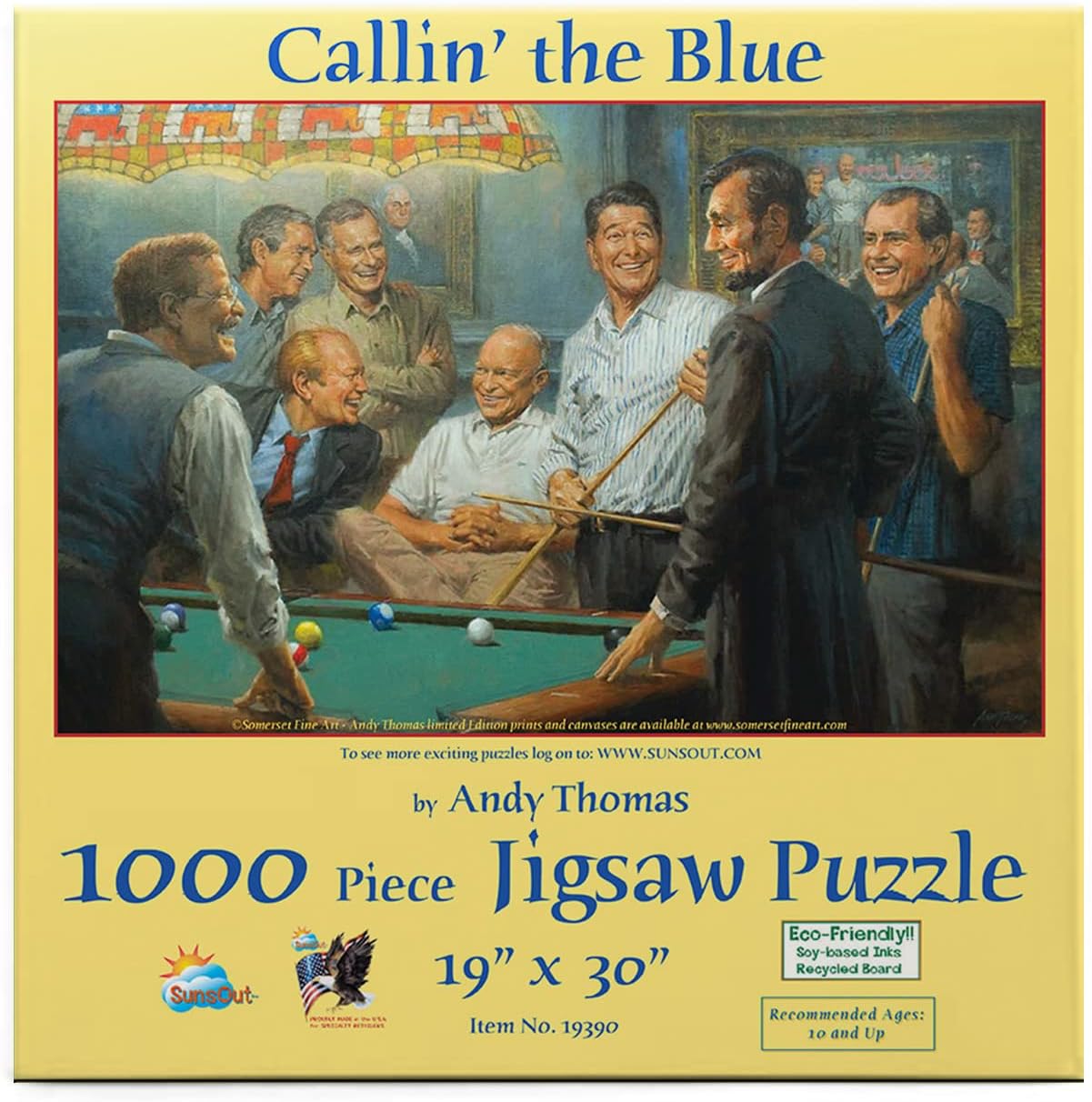 Callin The Blue - Unique Collectible Brainteasing Jigsaw