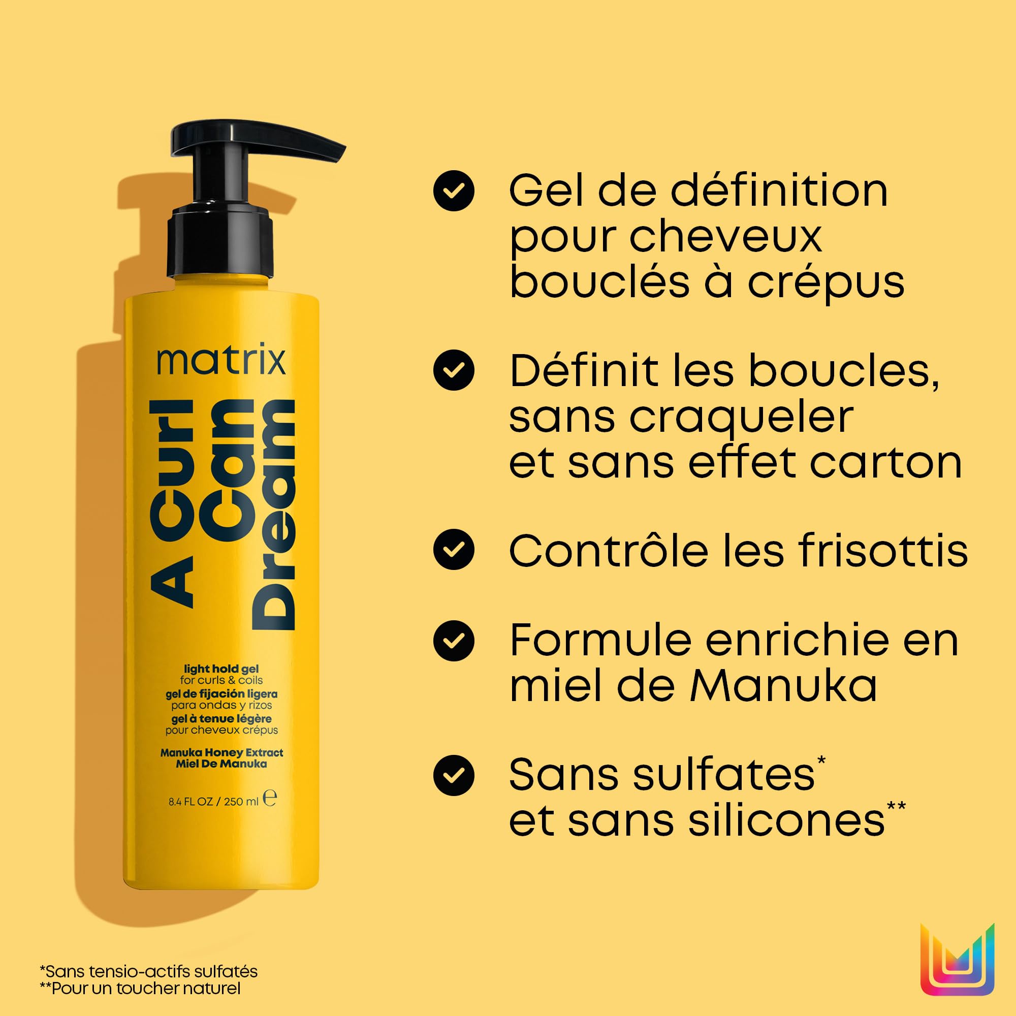 Matrix, Shampoing Nourrissant pour Cheveux Bouclés