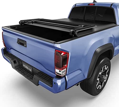 Soft Tri-fold Tonneau Cover Fit for Toyota Tacoma 2016-2023 with