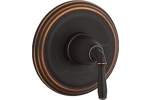 Kohler Devonshire Rite-Temp Valve Trim with Lever Handle in Oil Rubbed Bronze (TS397-4-2BZ)