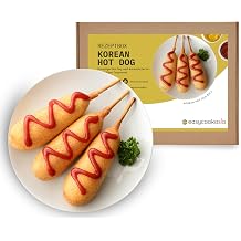 EasyCookAsia Koreanische Hotdog DIY Set Mit freundliche Anleitung f r Kochanf nger Besonderes Geschenk f r Asia- und Kochliebhaber inkl. Panko Paniermehl